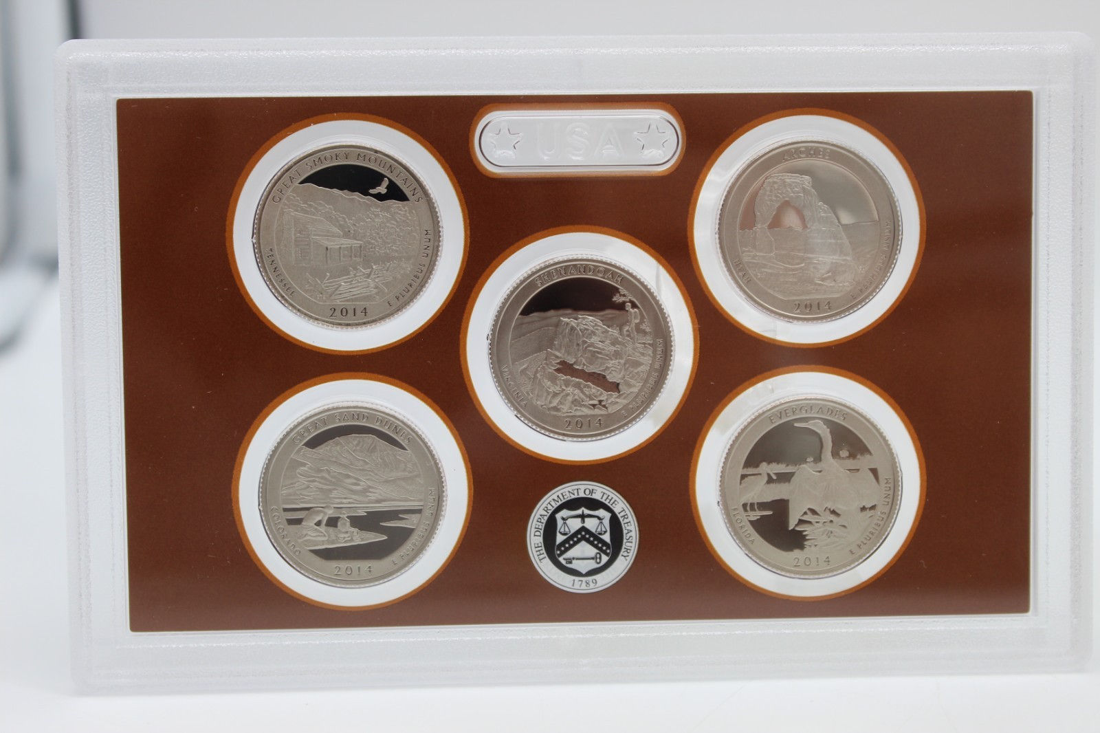 2014 United States Mint Proof Set 14 Coin Set w/ OGP & COA San Francisco Mint