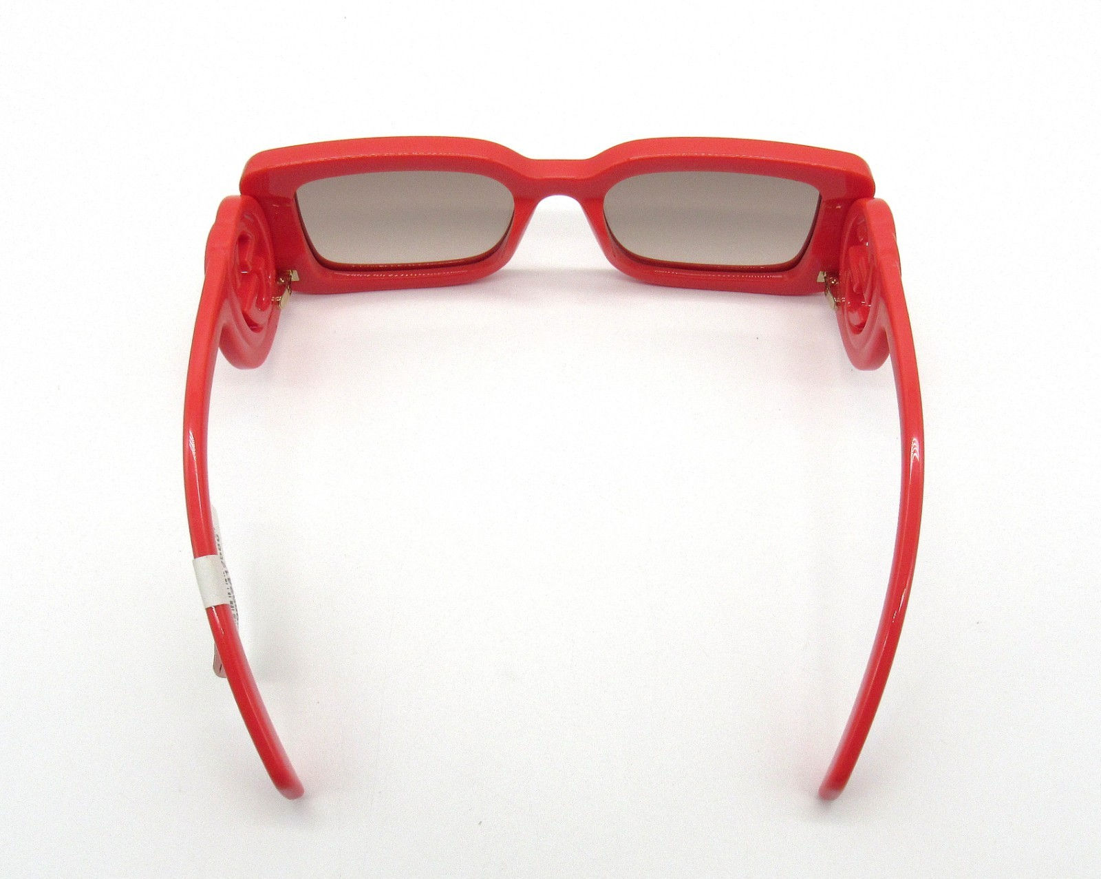 Gucci GG1325S 005 Women's Red Brown Gradient Rectangle Sunglasses 54mm