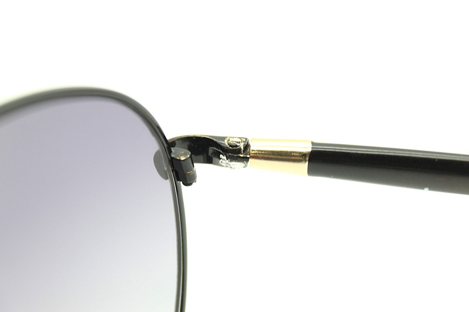 DOLCE & GABBANA DG2109 62-12-133 Black Gold Purple Aviator Sunglasses Men's