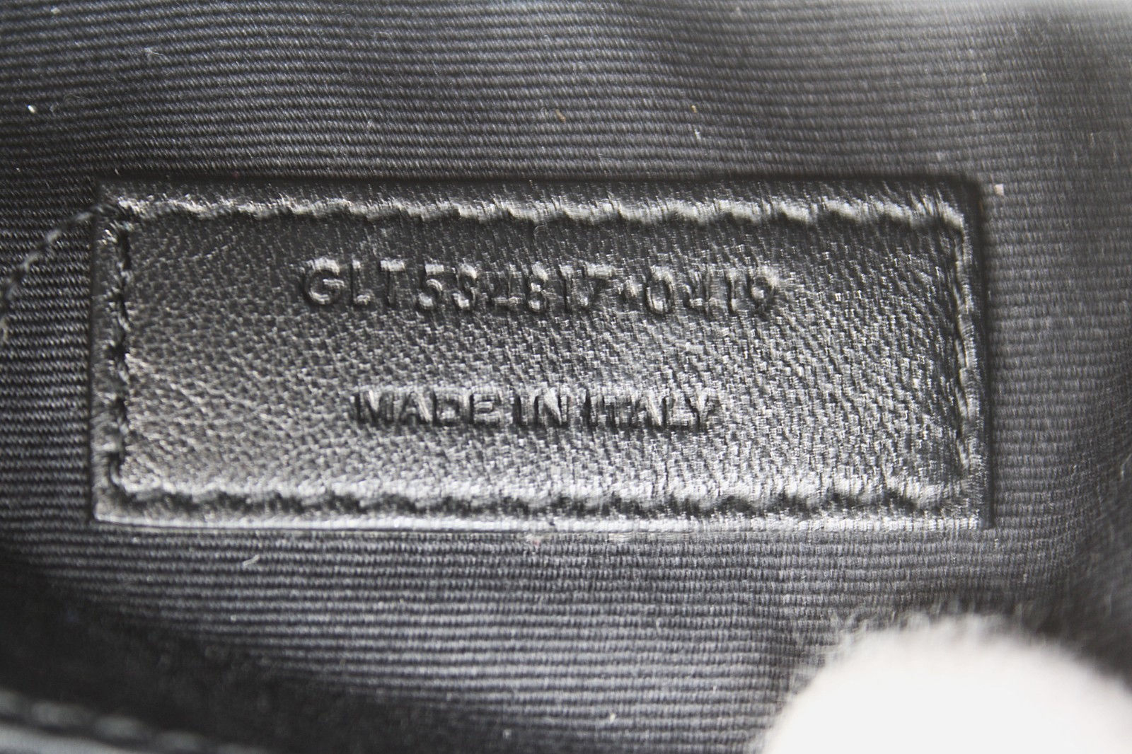 Authentic Saint Laurent Lou Belt Camera Bag Black Matelasse Chevron Leather