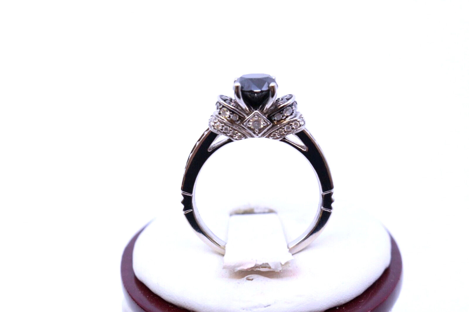 Enchanted Disney Villains Evil Queen 1-1/2 CT. T.W. Black and White Diamond Ring