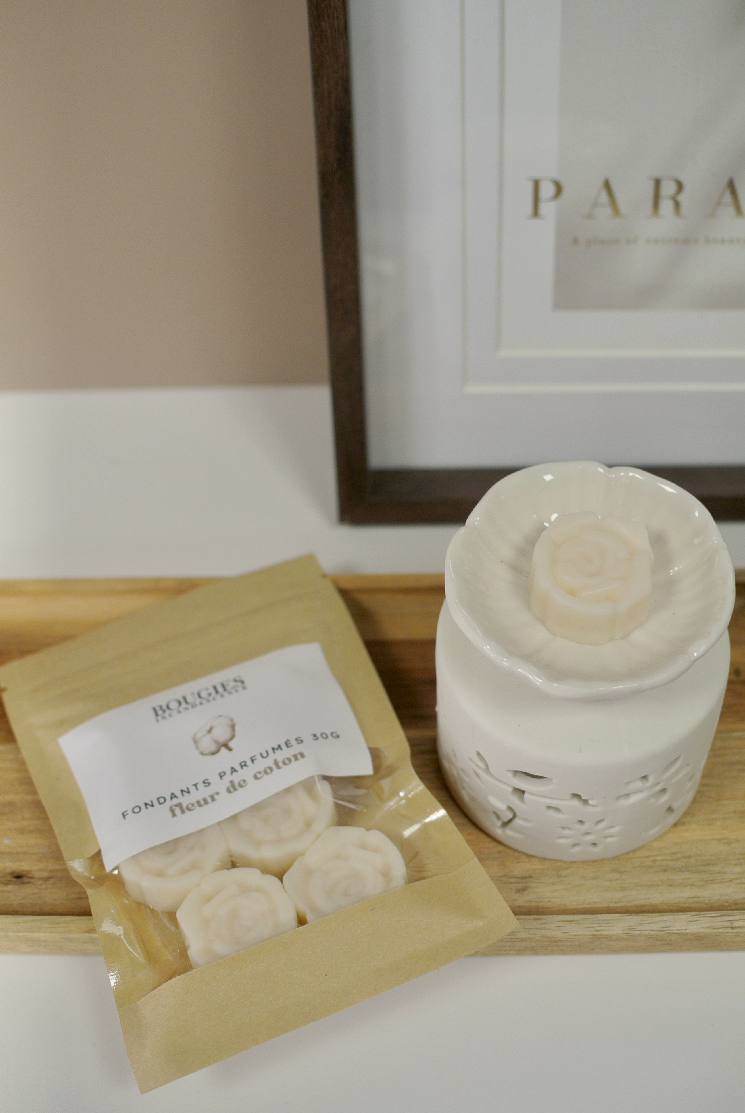 Bruleur + fonfants FLEUR DE COTON