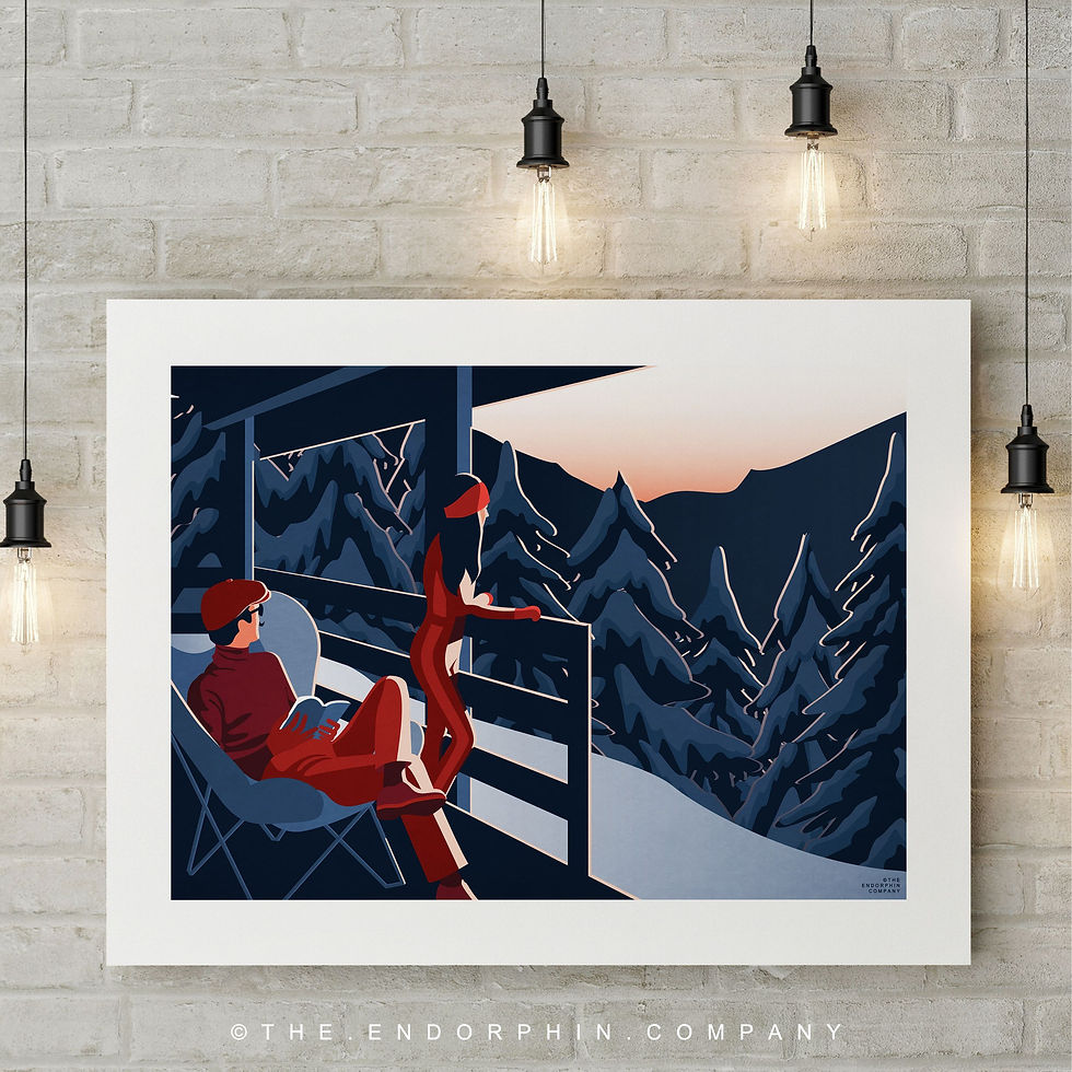 Miniature : ILLUSTRATION ENCADRÉE - "LA TERRASSE"