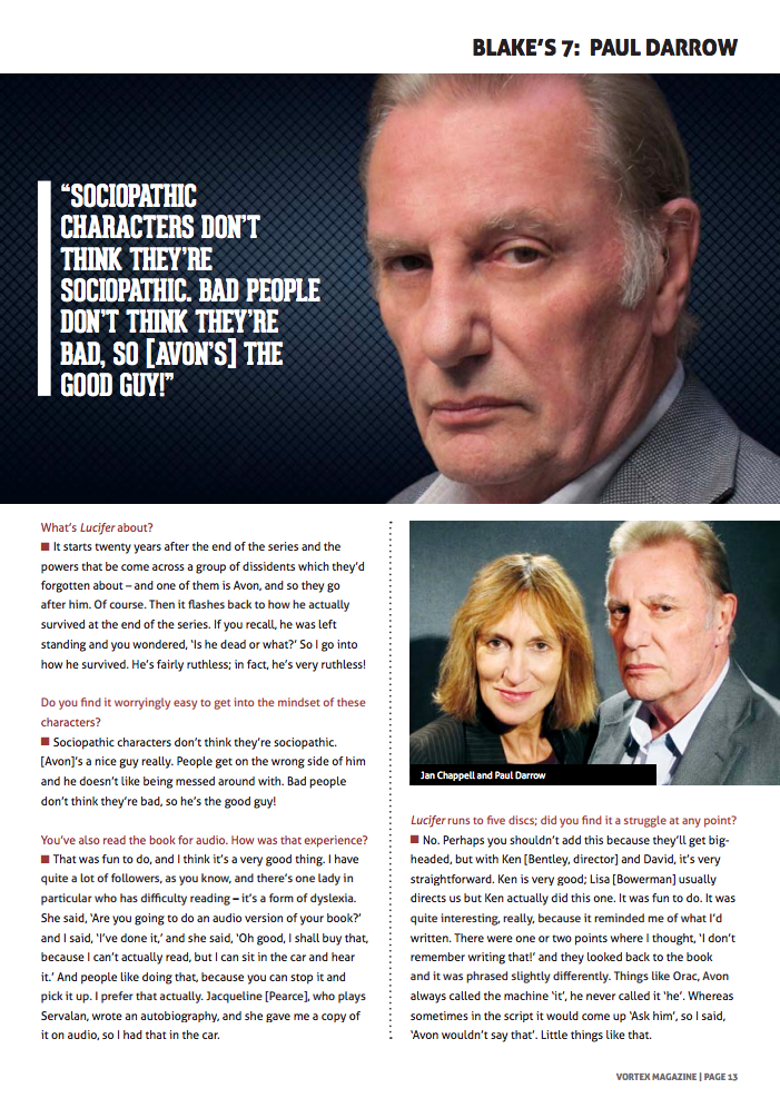 Paul Darrow Interview: Page 2