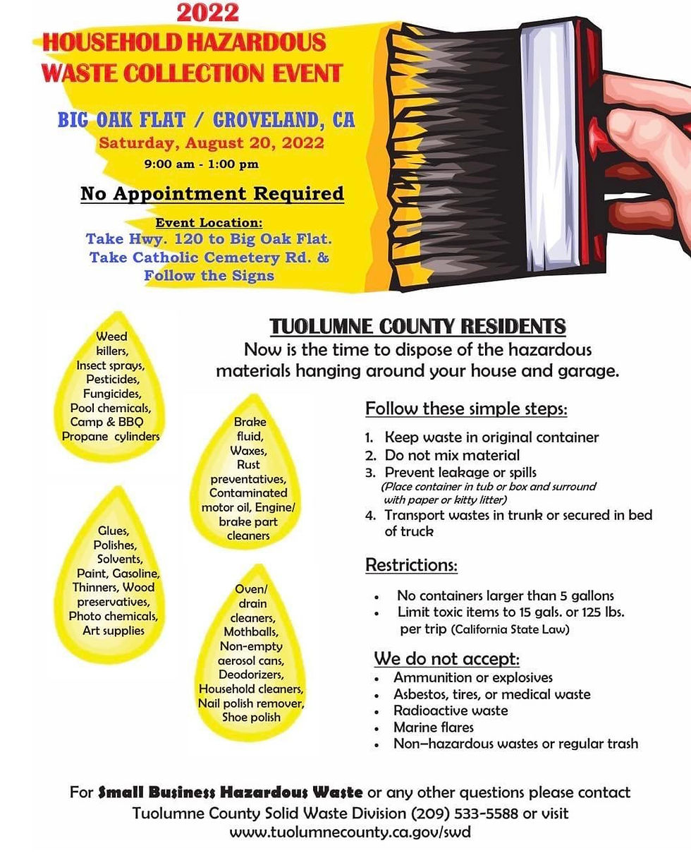 2022 Household Hazardous Waste Collection Event