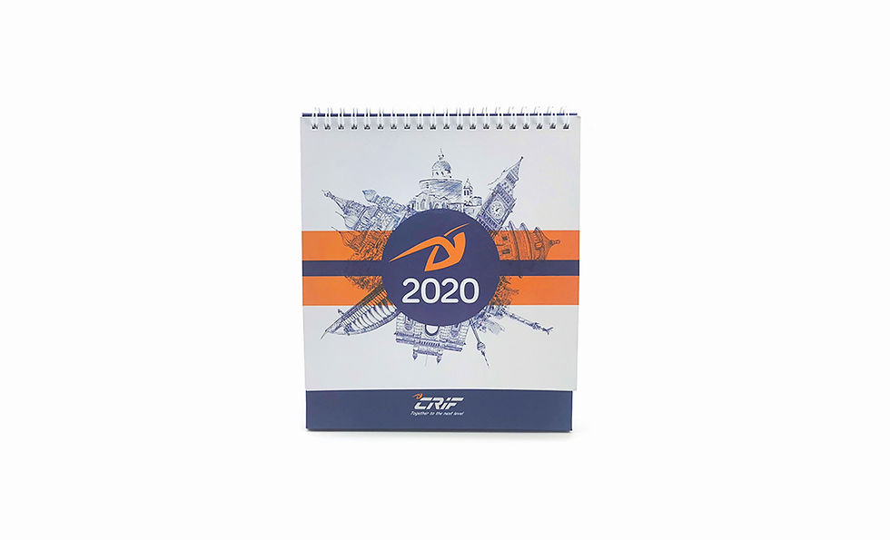 Crif 2020 YO圈座檯月曆