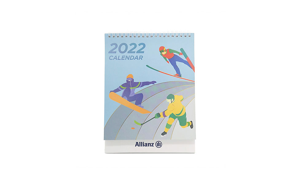 Allianz 2022 座檯月曆