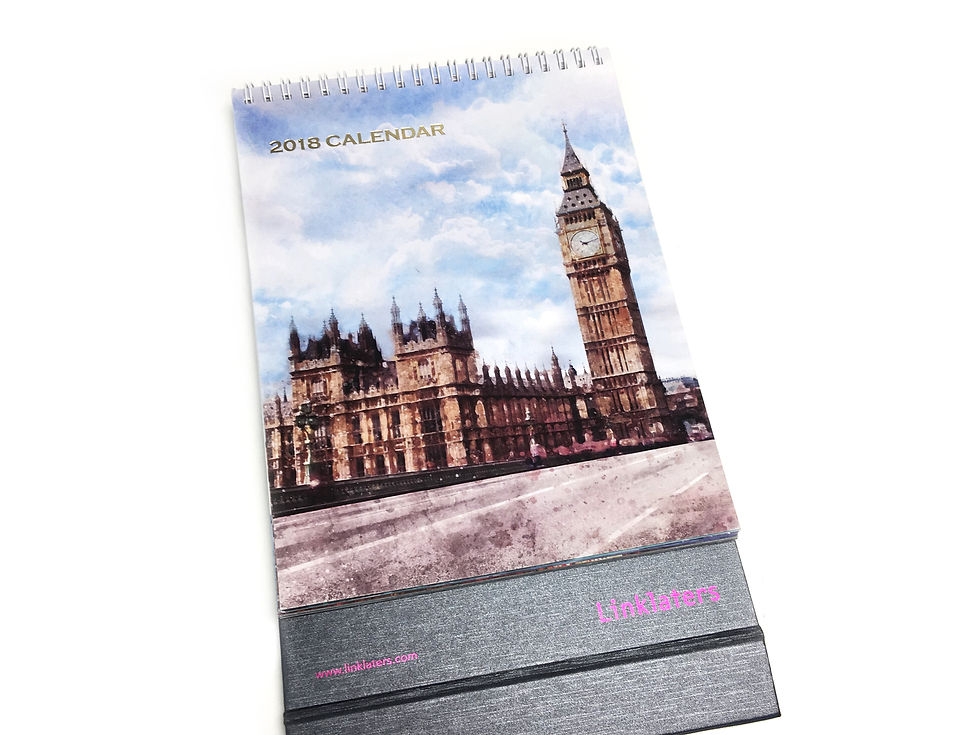 Linklaters 月曆 2018 Desk Calendar