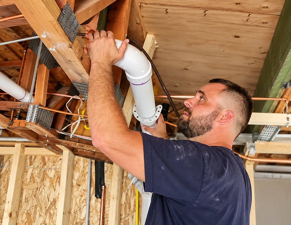 Plumber Installing PVC Ceiling Pipes.png