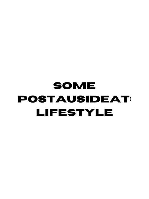 Some Postausideat: Lifestyle