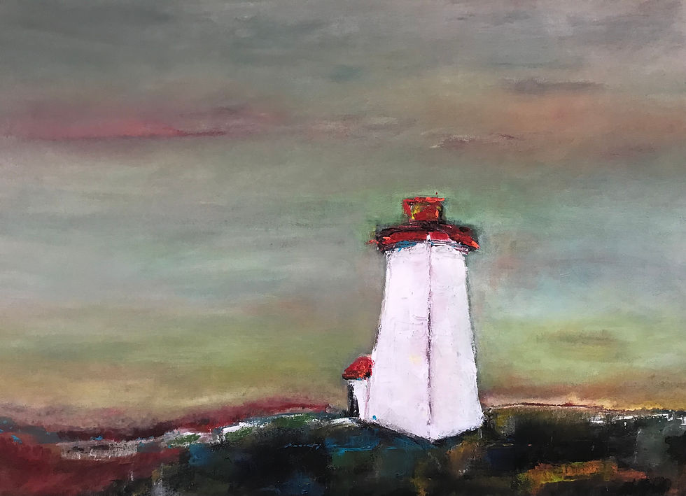 Phare du Cap au Saumon, 60x90cm, 2021