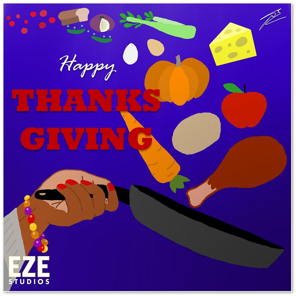 Thumbnail: Thanksgiving Meals - Pack of 10 Greeting Cards (USA)