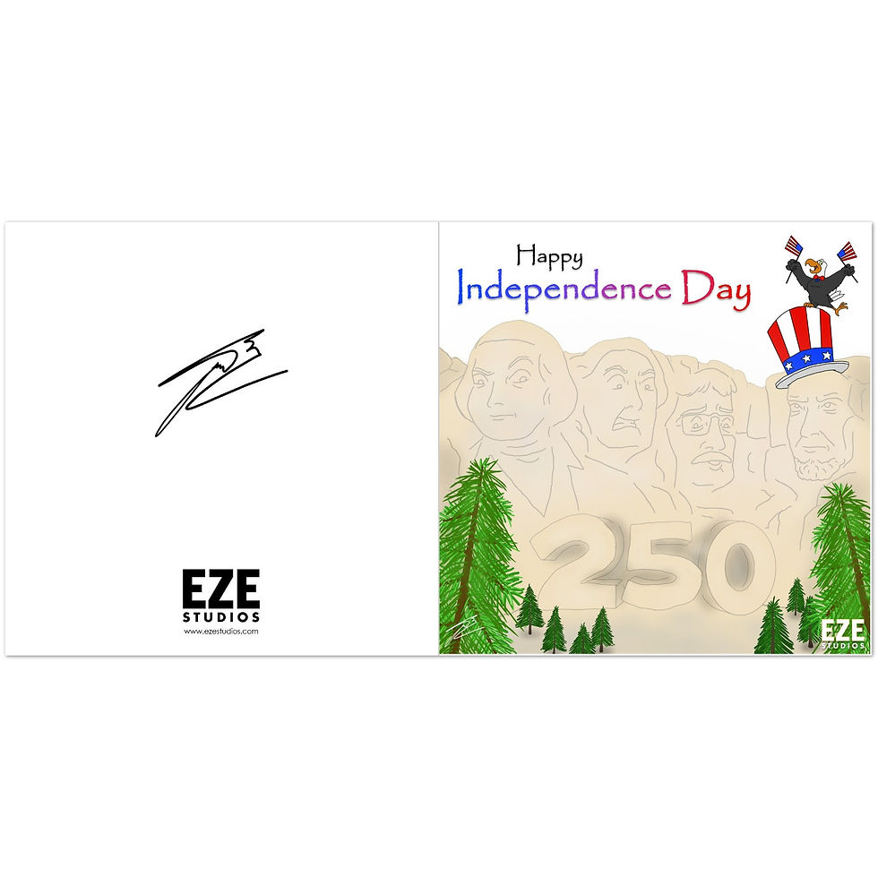 Thumbnail: America 250 - Pack of 10 Greeting Cards (USA)