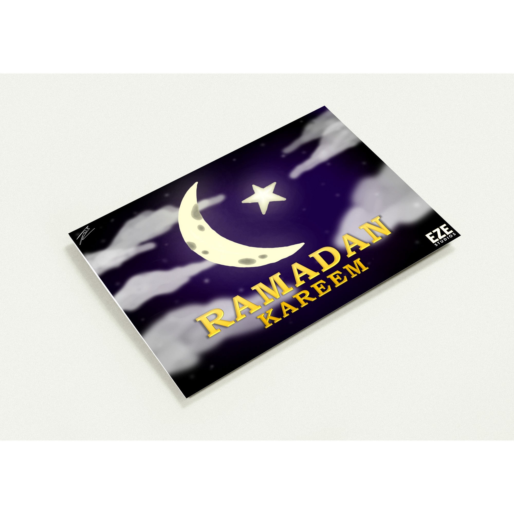 Ramadan Card - Pack of 10 Greeting Cards (USA)