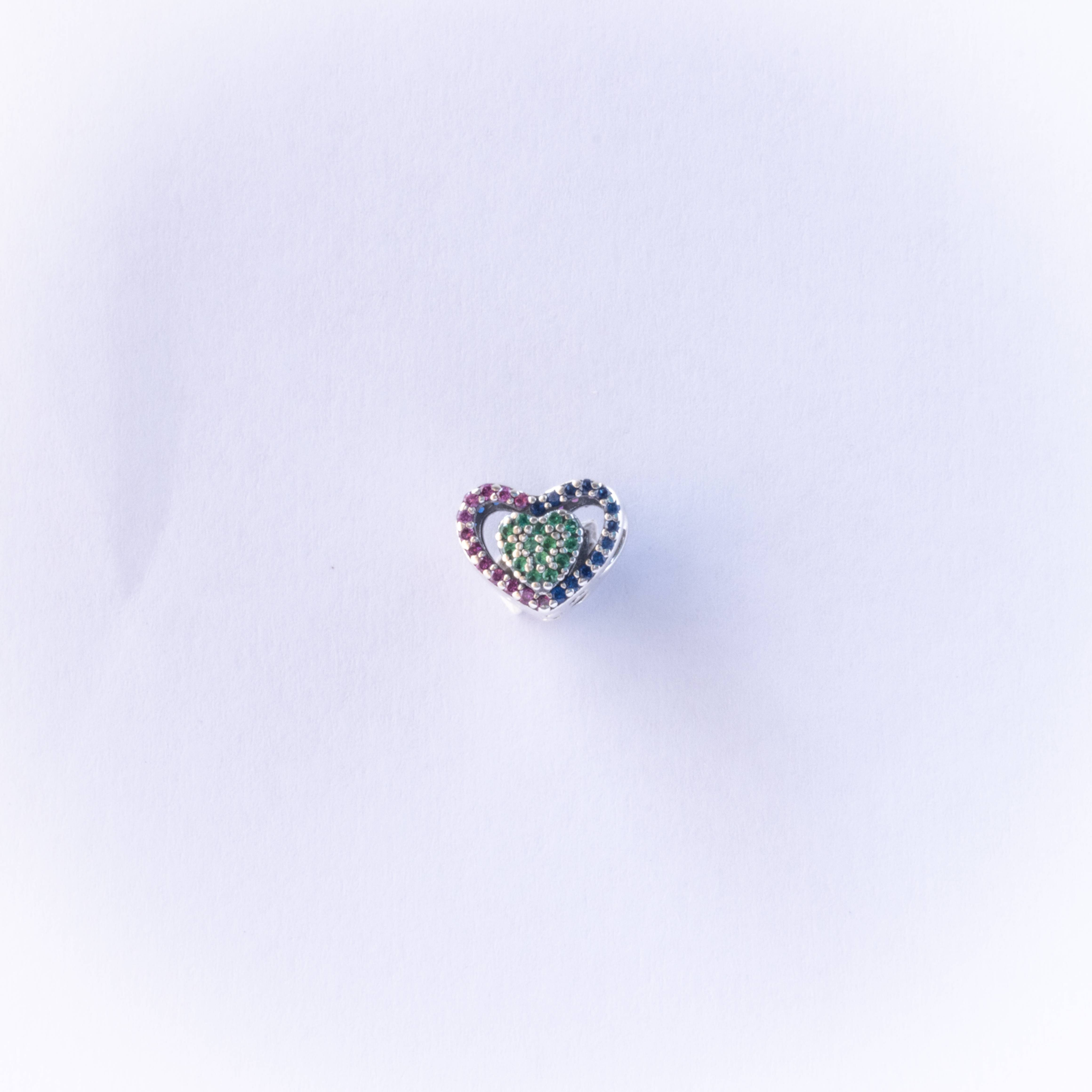 Heart shaped charm