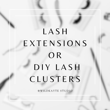 Lashes or Cluster Lashes : WildKayte Studio