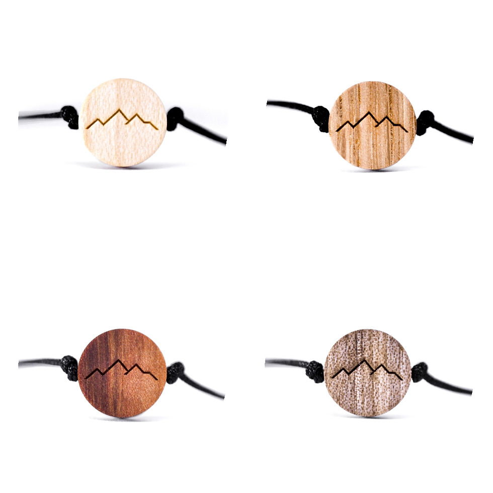 Miniaturbild: Holzarmband „Berge“