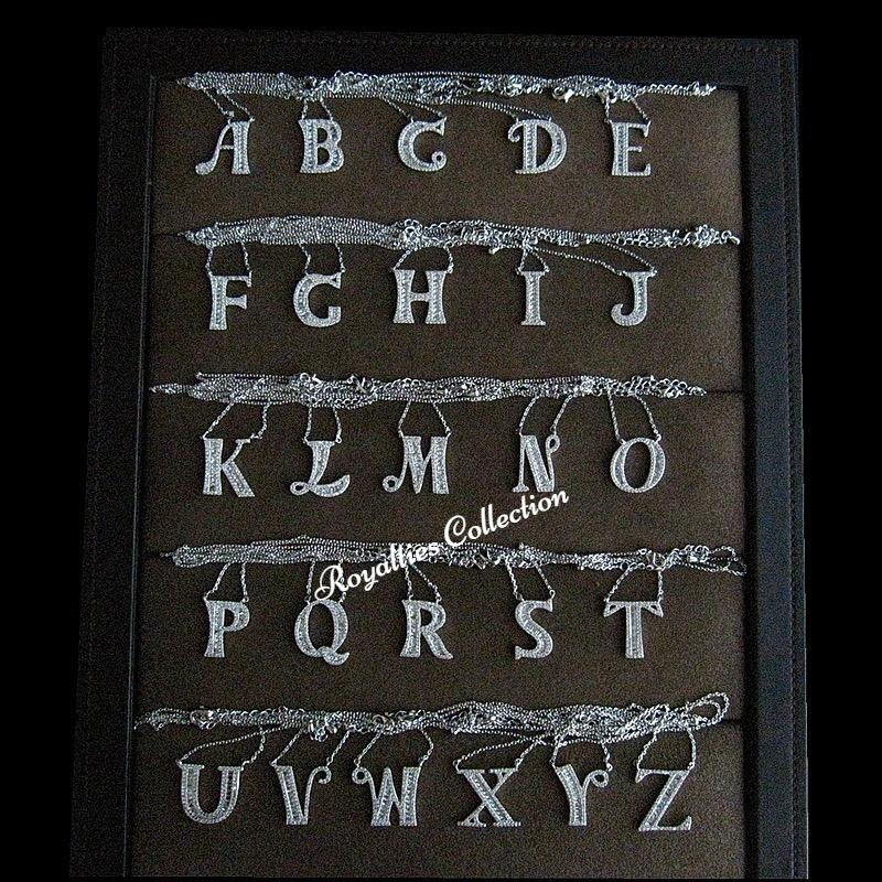 Thumbnail: Crystal Letter Necklace