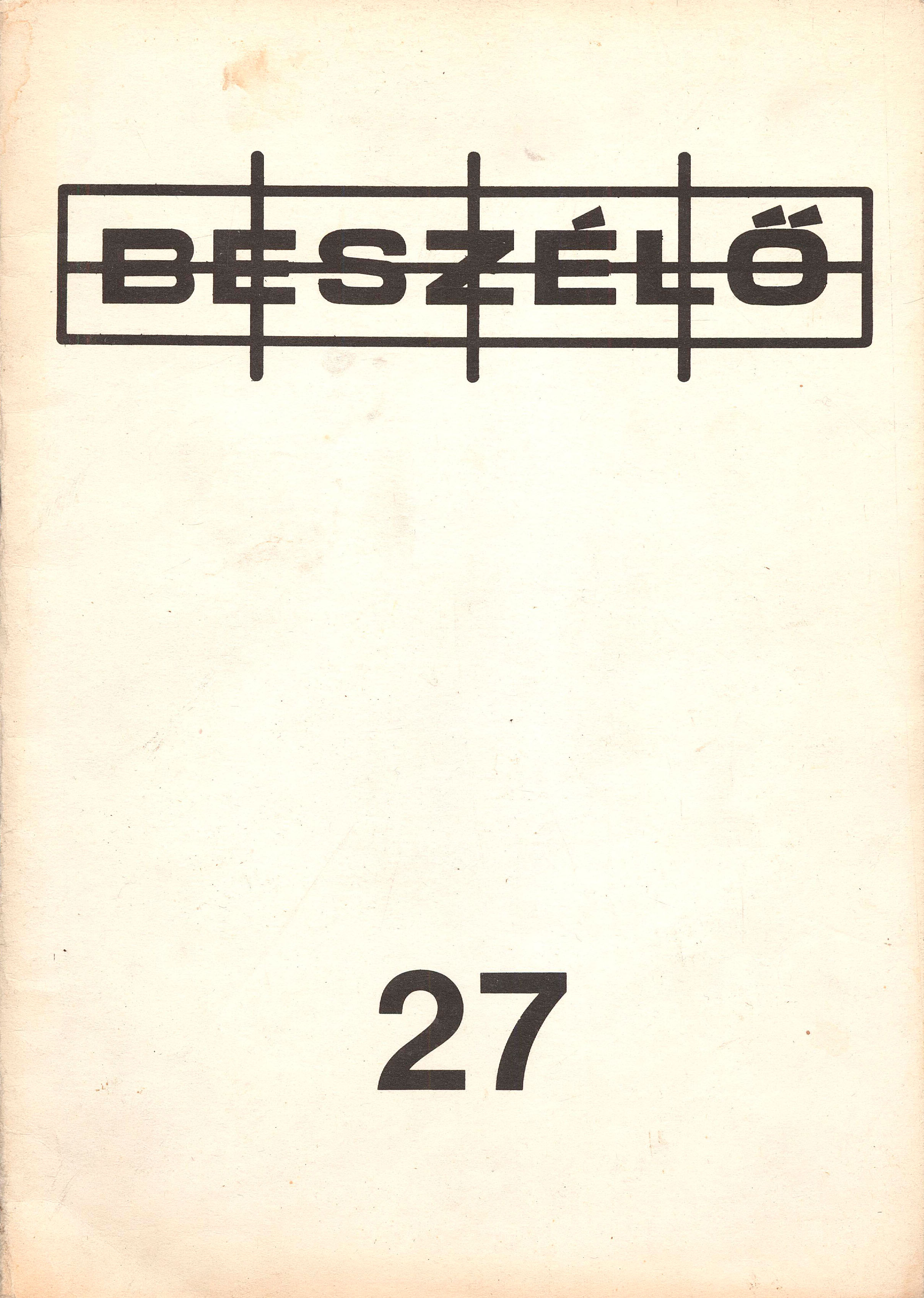 468. Beszélő. 4.; 5-6.; 15.; 21.; 25.; 26.; 27.