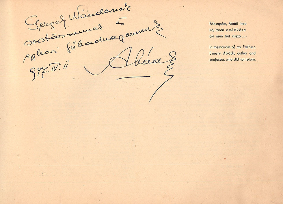 176. Abádi Ervin: Elmondom... My story... 1942-1945