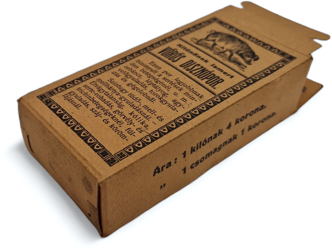 3.    Kitünőnek ismert vörös disznópor.