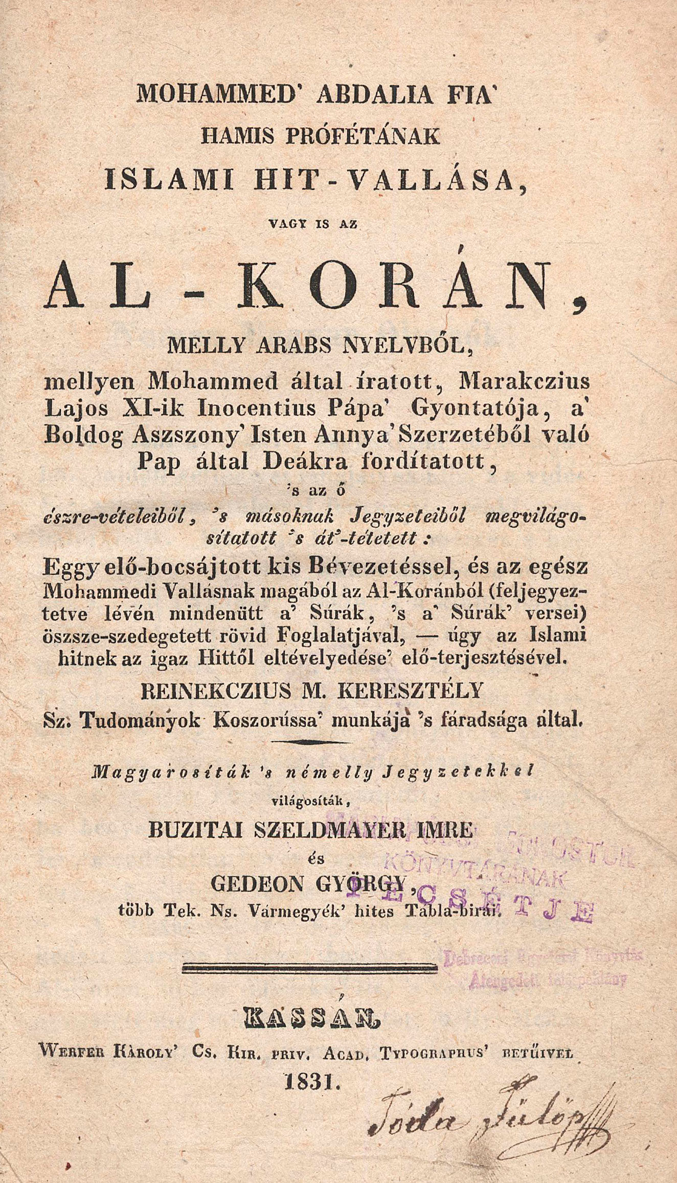 297. Mohammed’ Abdalia fia’ hamis prófétának...