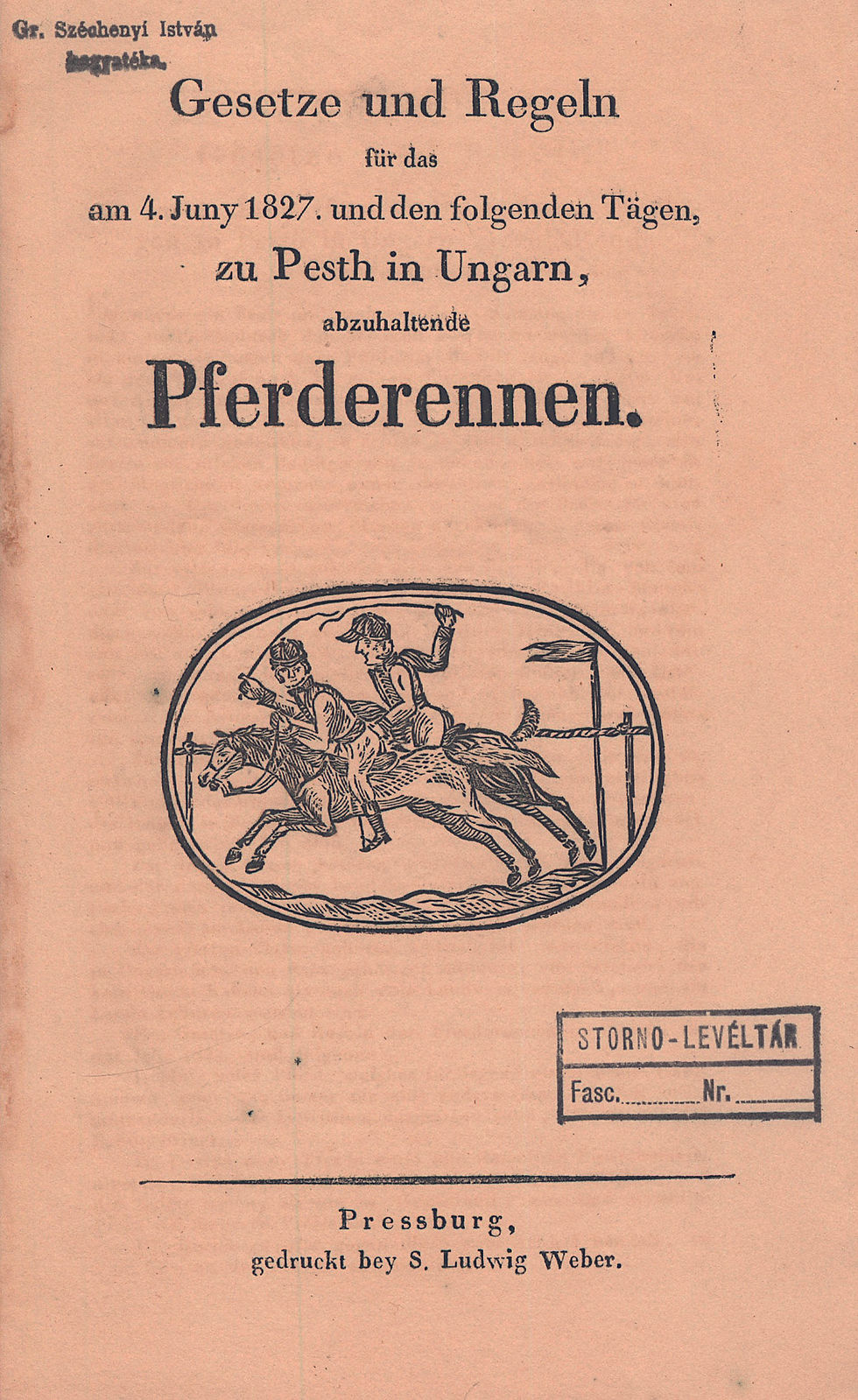 145. (Széchenyi István, gróf): Gesetze und Regeln...