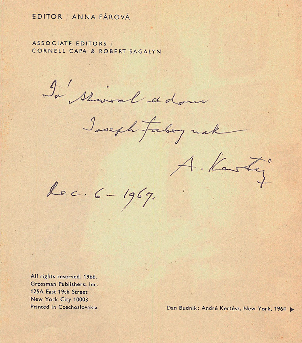 50. André Kertész. Introduction by Anna Fárová.