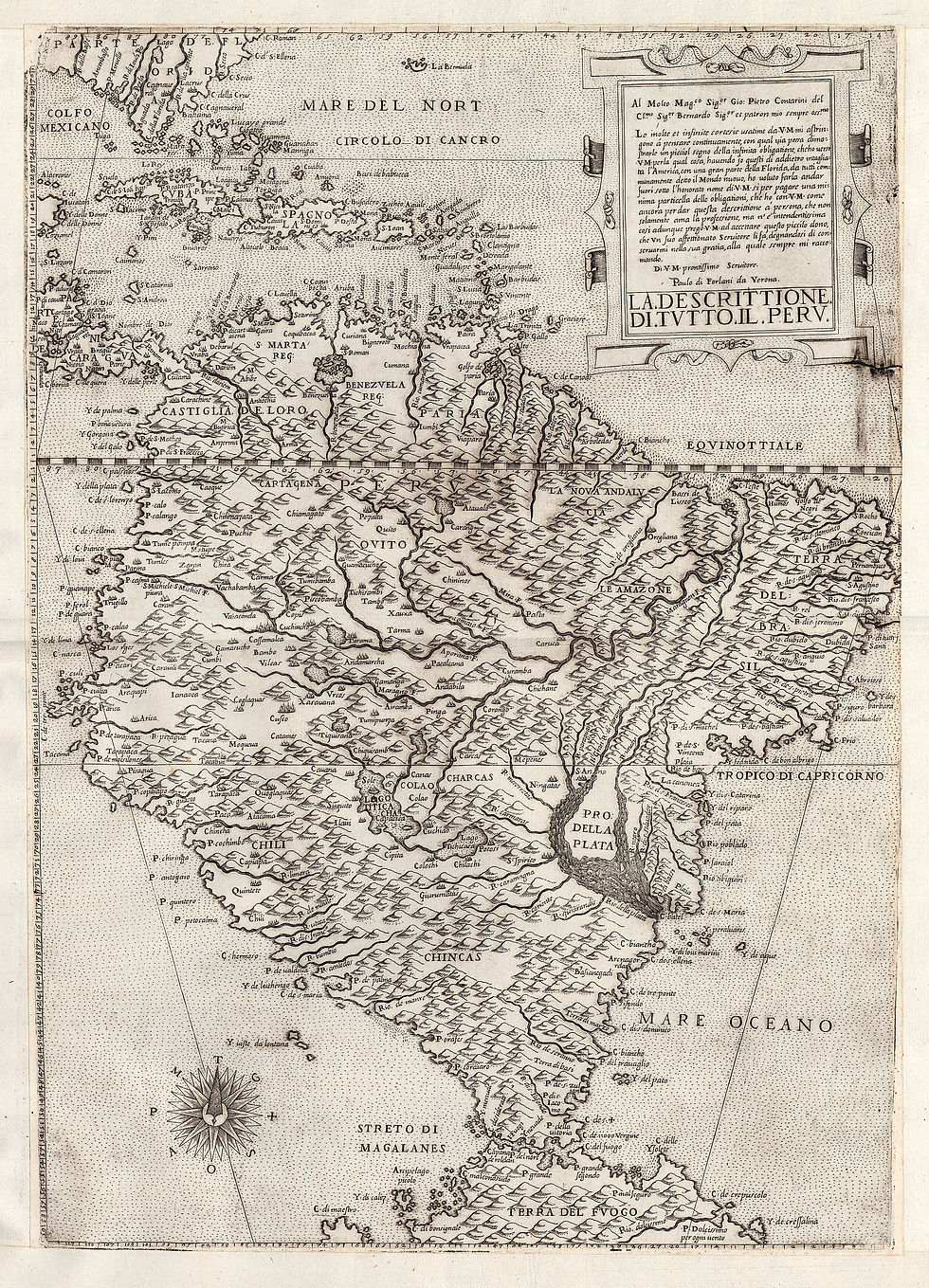 157. Forlani, Paolo: La Descrittione di Tutto il Peru