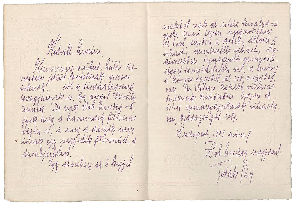 394. Fedák Sári (1879-1955) színésznő autográf levele...