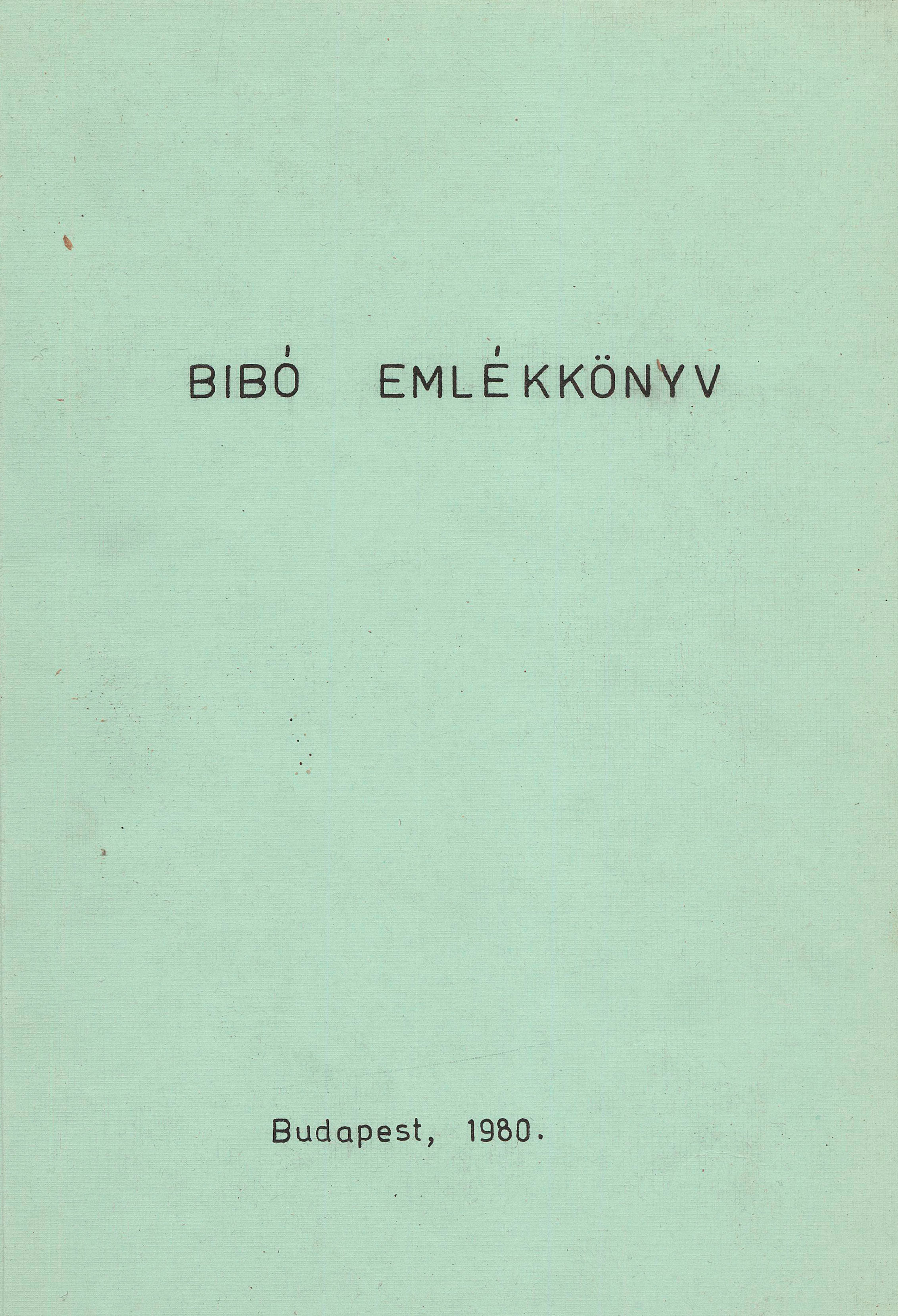 45. Bibó emlékkönyv