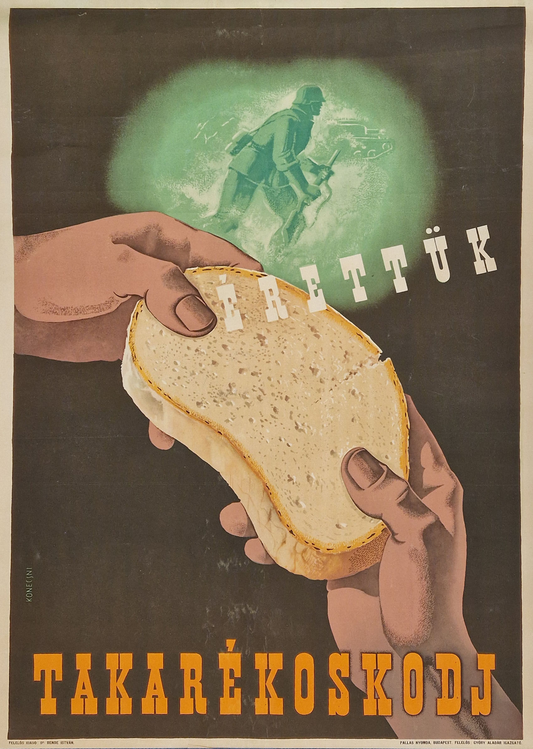 349.  Érettük takarékoskodj.