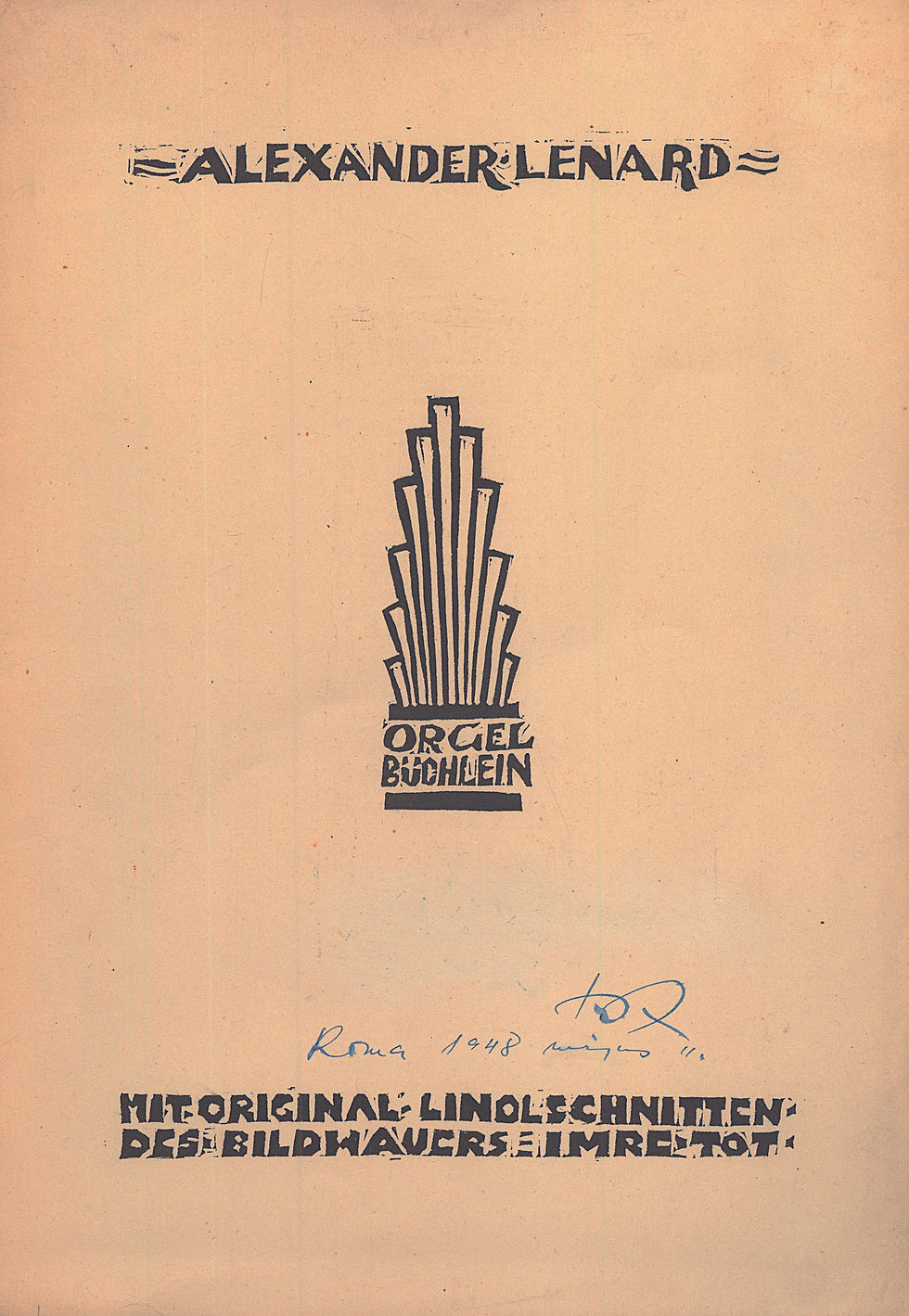 61. Lénárd, (Sándor) Alexander: Orgel-Büchlein.