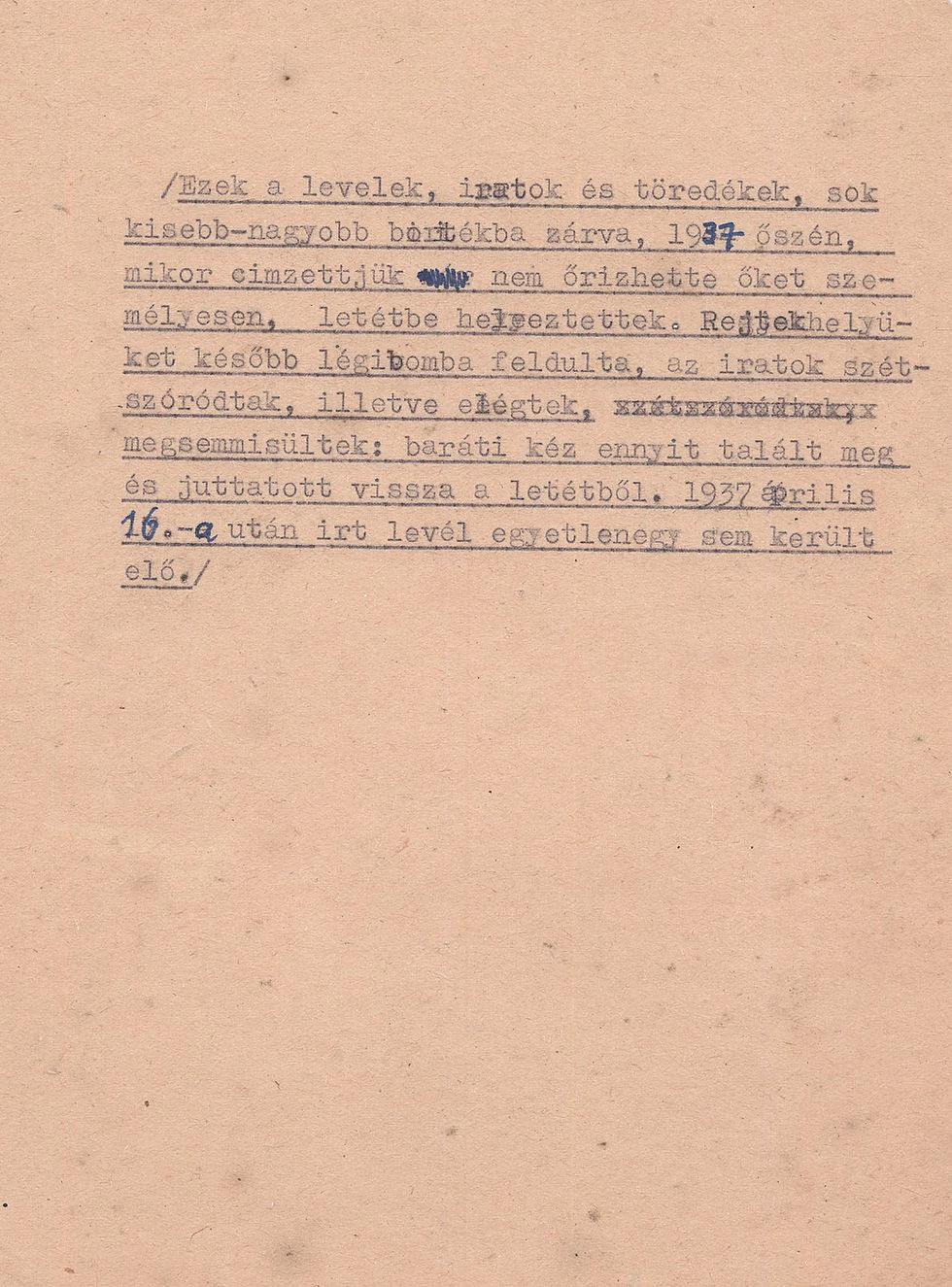 Thumbnail: 88.   Manuscript collection related to poet Lőrinc Szabó...