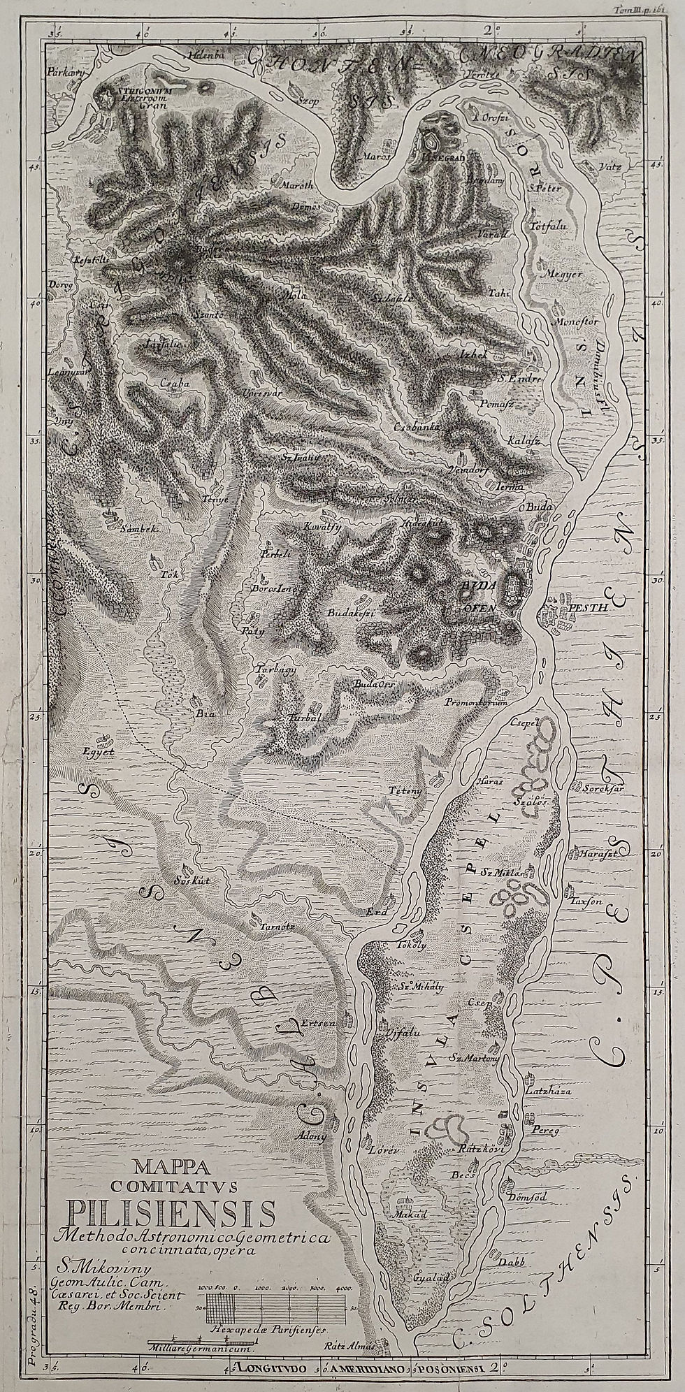 391. Mappa comitatus Pilisiensis