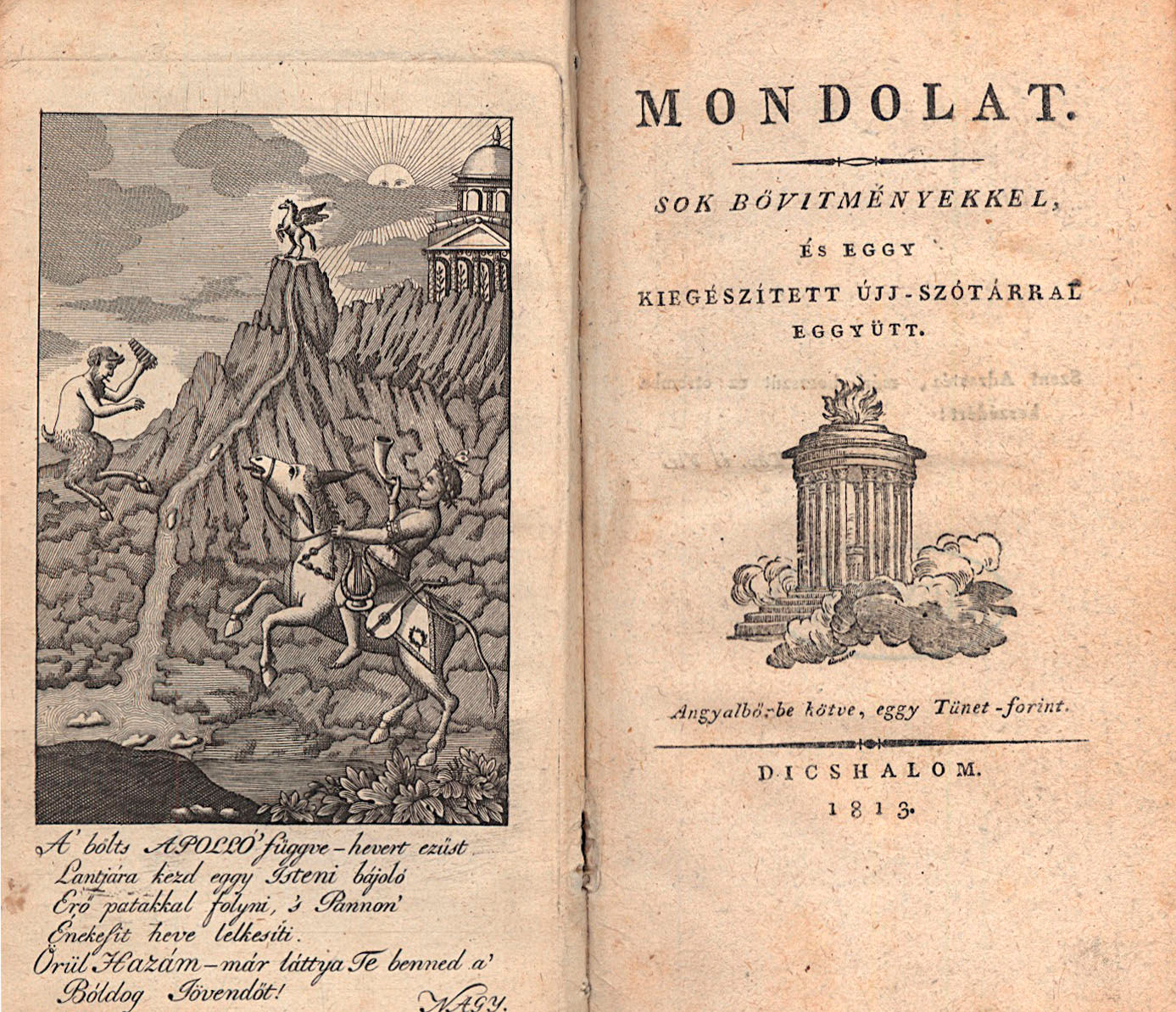 74.	(Somogyi Gedeon): Mondolat. Sok bővitményekkel...