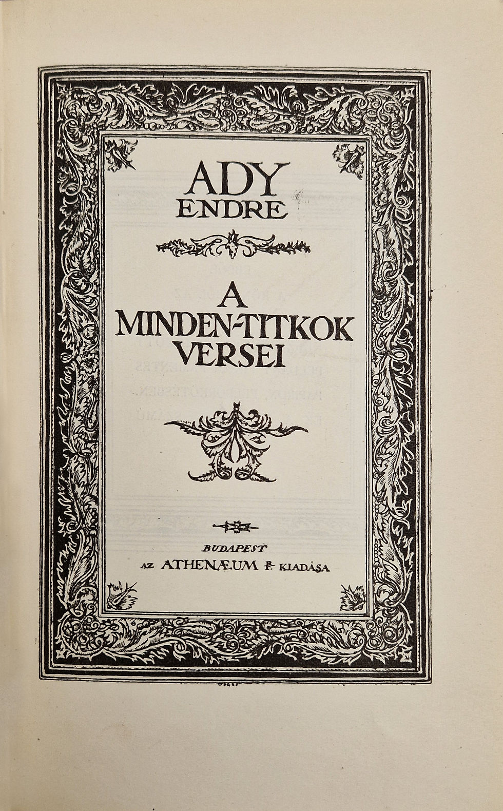 24. Ady Endre: A minden-titkok versei