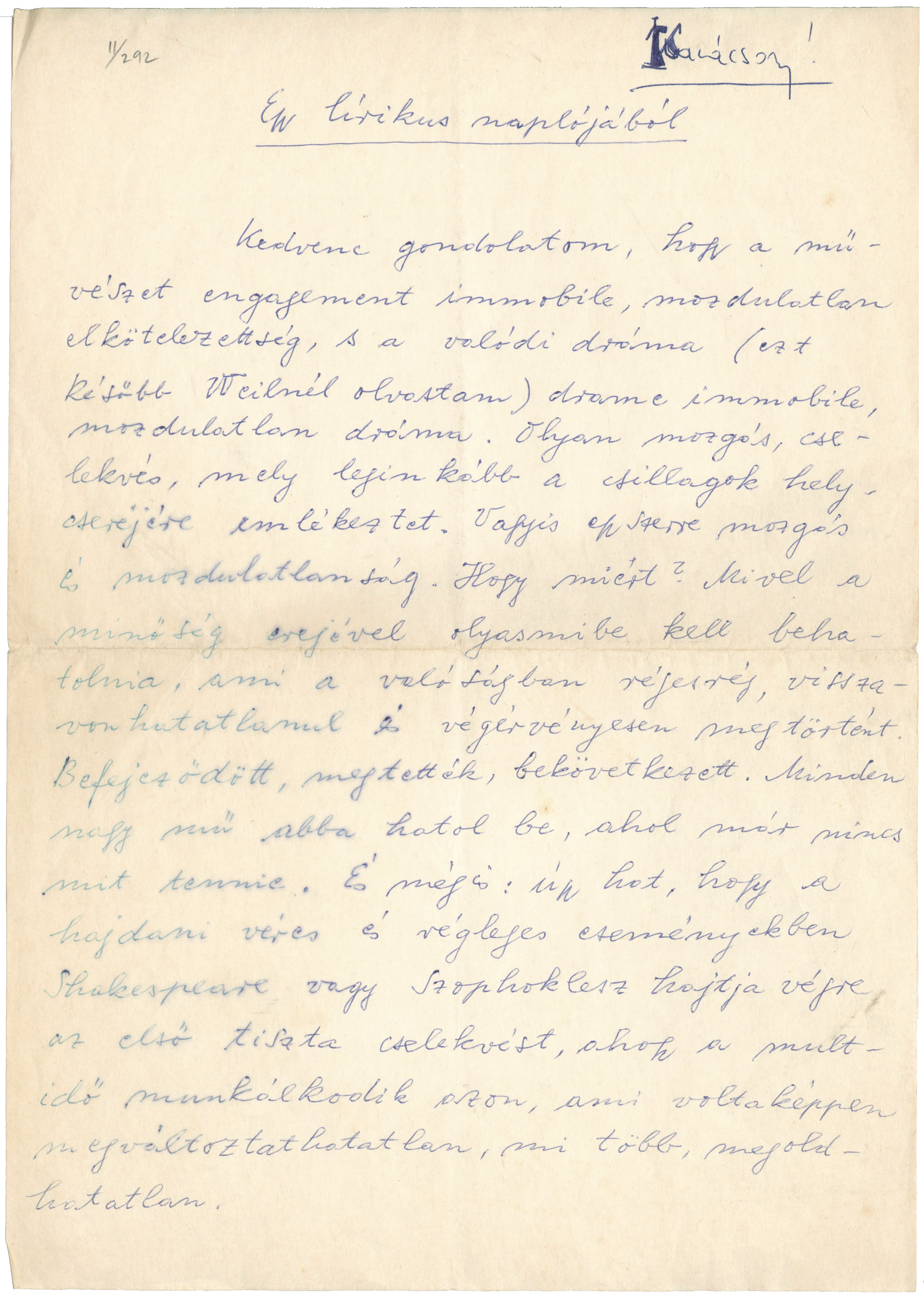 22.   Pilinszky János (1921-1981) költő...