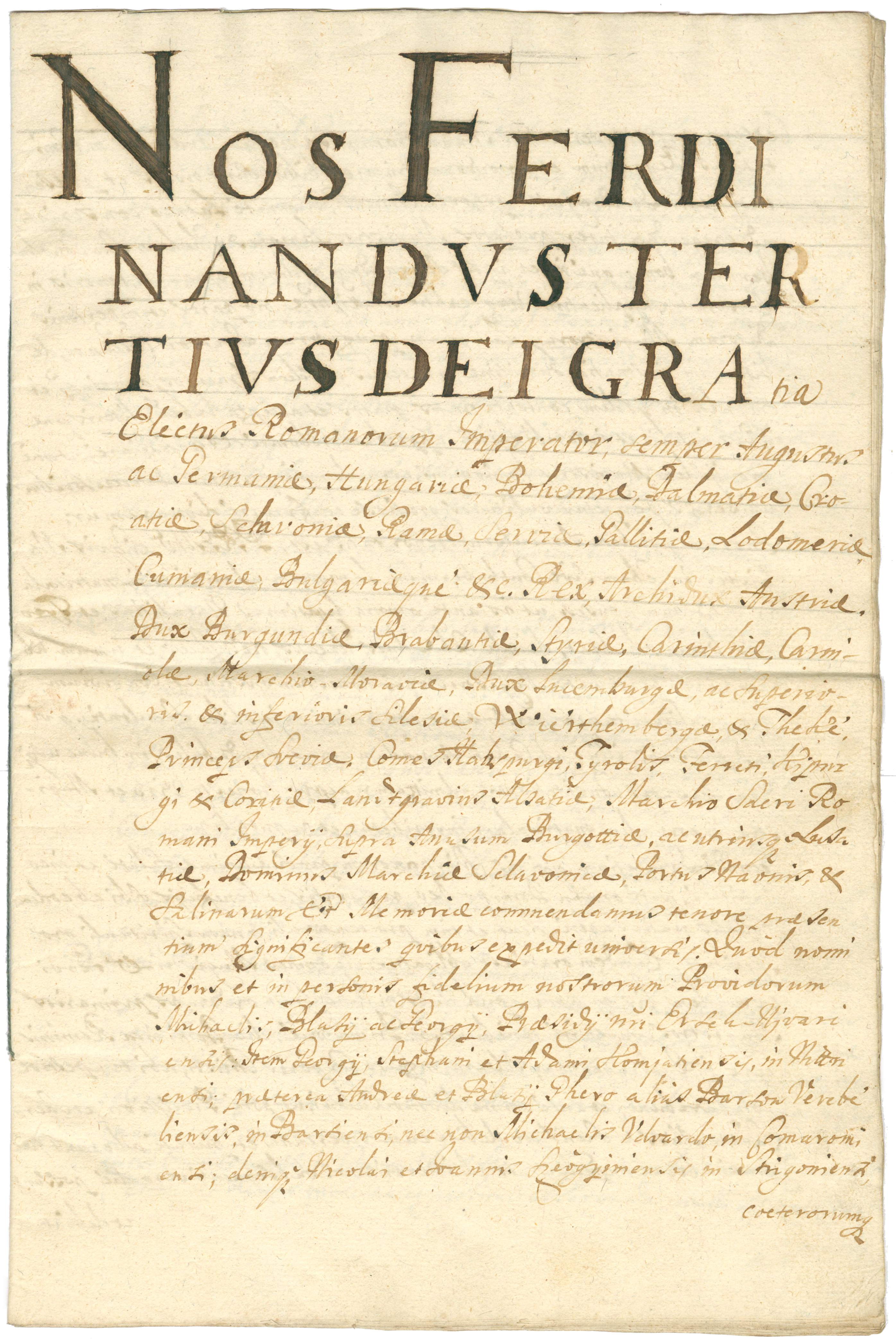 325. (Habsburg) III. Ferdinánd (1608-1657) német-római császár és magyar király