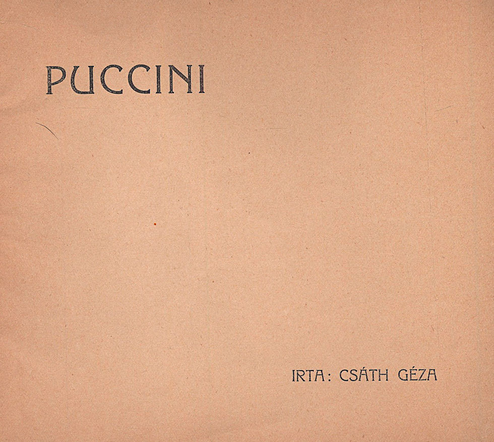 69. Csáth Géza: Puccini