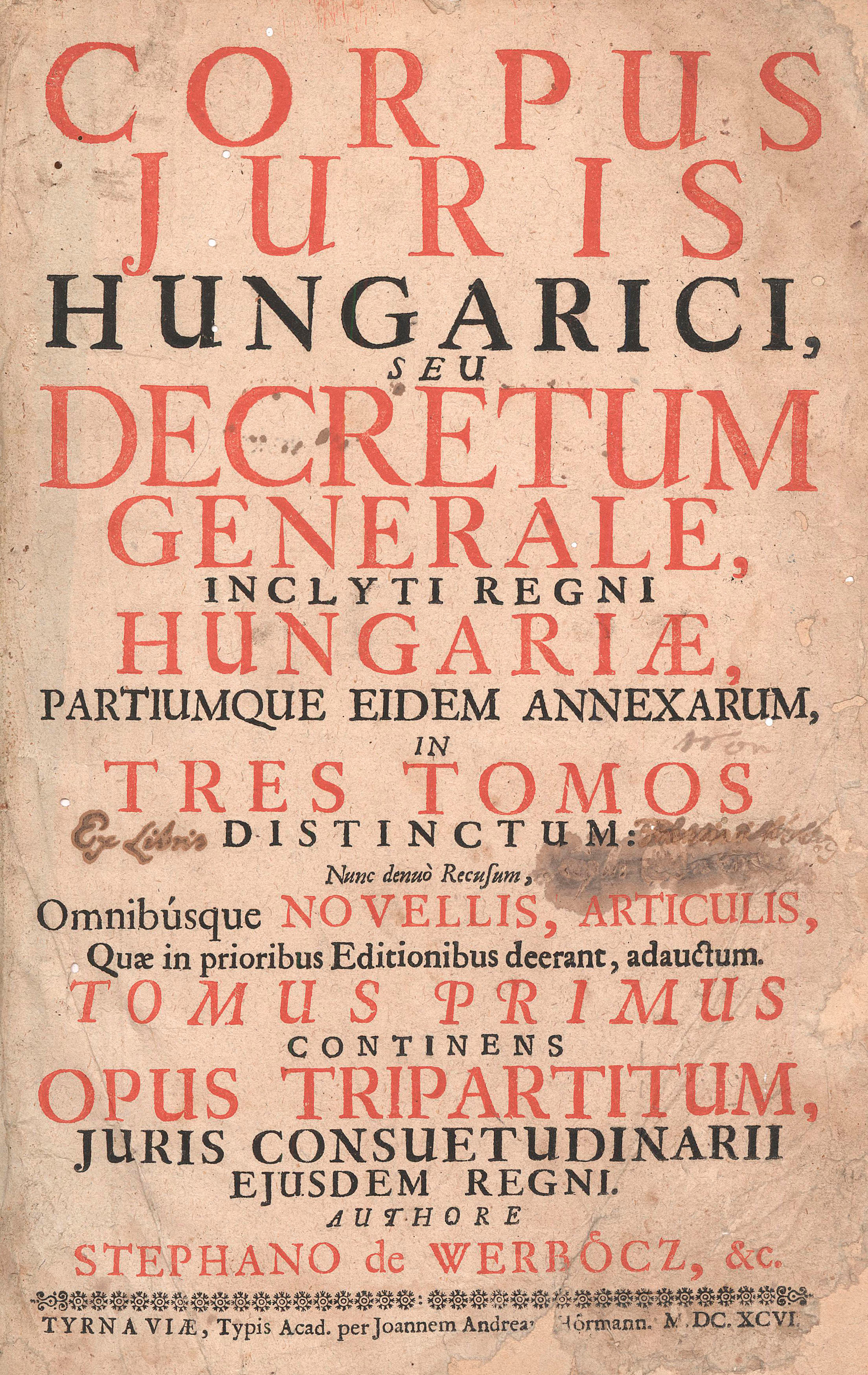 214. Corpus Juris Hungarici...