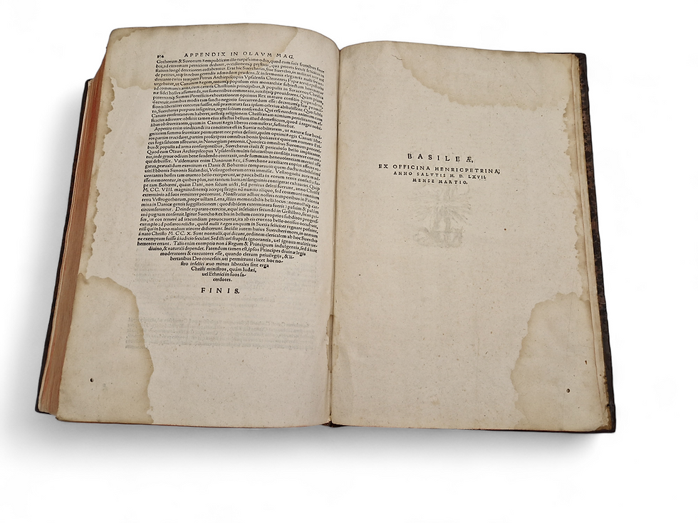 Indexkép: 179.	Olaus Magnus:  Historia ~ Gothi archiepiscopi Upsalensis...
