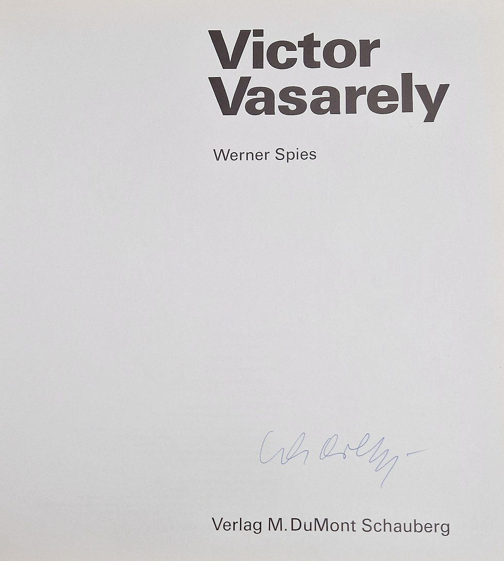 148. Spies, Werner: Victor Vasarely