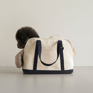 CANVAS CARRY BAG 3 NAVY size M | small stuff jp