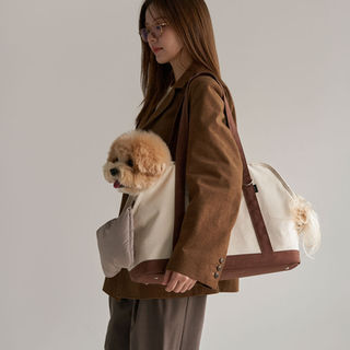 CANVAS CARRY BAG 3 BROWN size L | small stuff jp