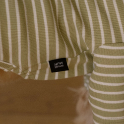 STRIPED T-SHIRT GRAY