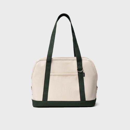 CANVAS CARRY BAG 3 DEEP GREEN size L | small stuff jp
