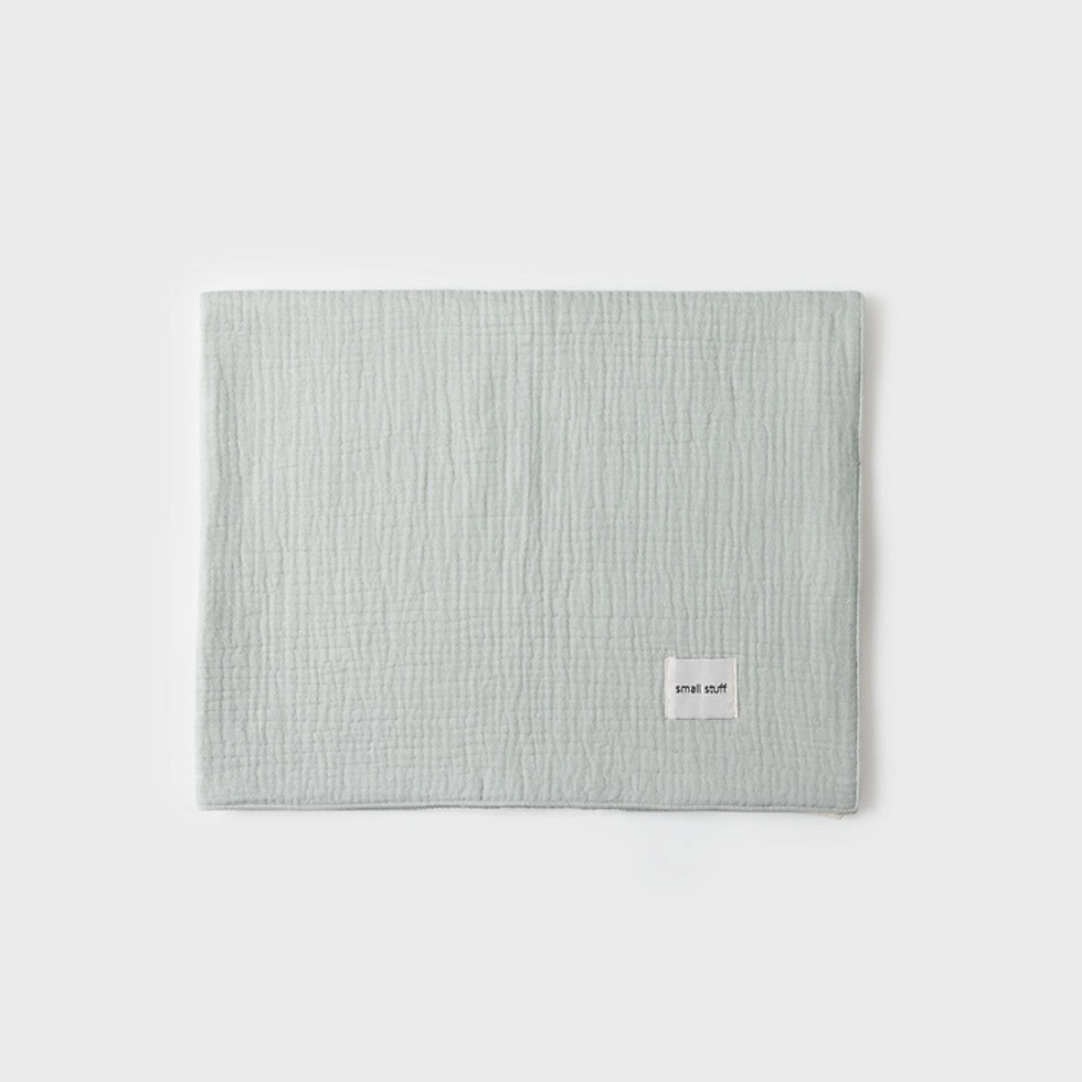 DOUBLE GAUZE BLANKET PALE BLUE