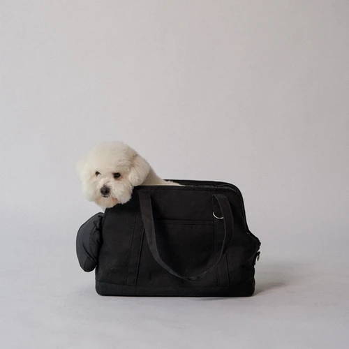CANVAS CARRY BAG 4 BLACK size L | small stuff jp
