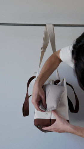 CANVAS CARRY BAG 3 DEEP GREEN size L | small stuff jp